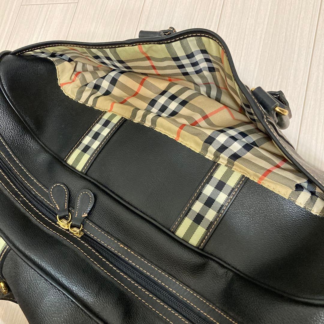 Burberrys ブラックボストンバッグ