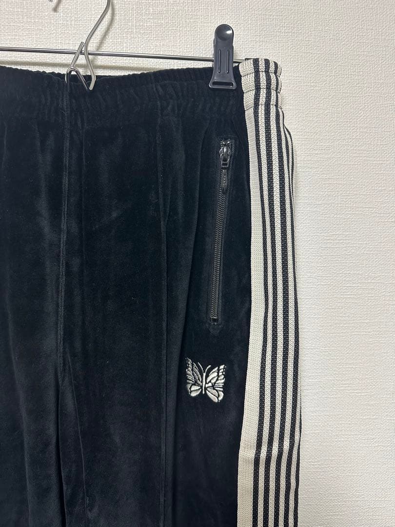 Needles ニードルズ トラックパンツ サイドライン ベロア