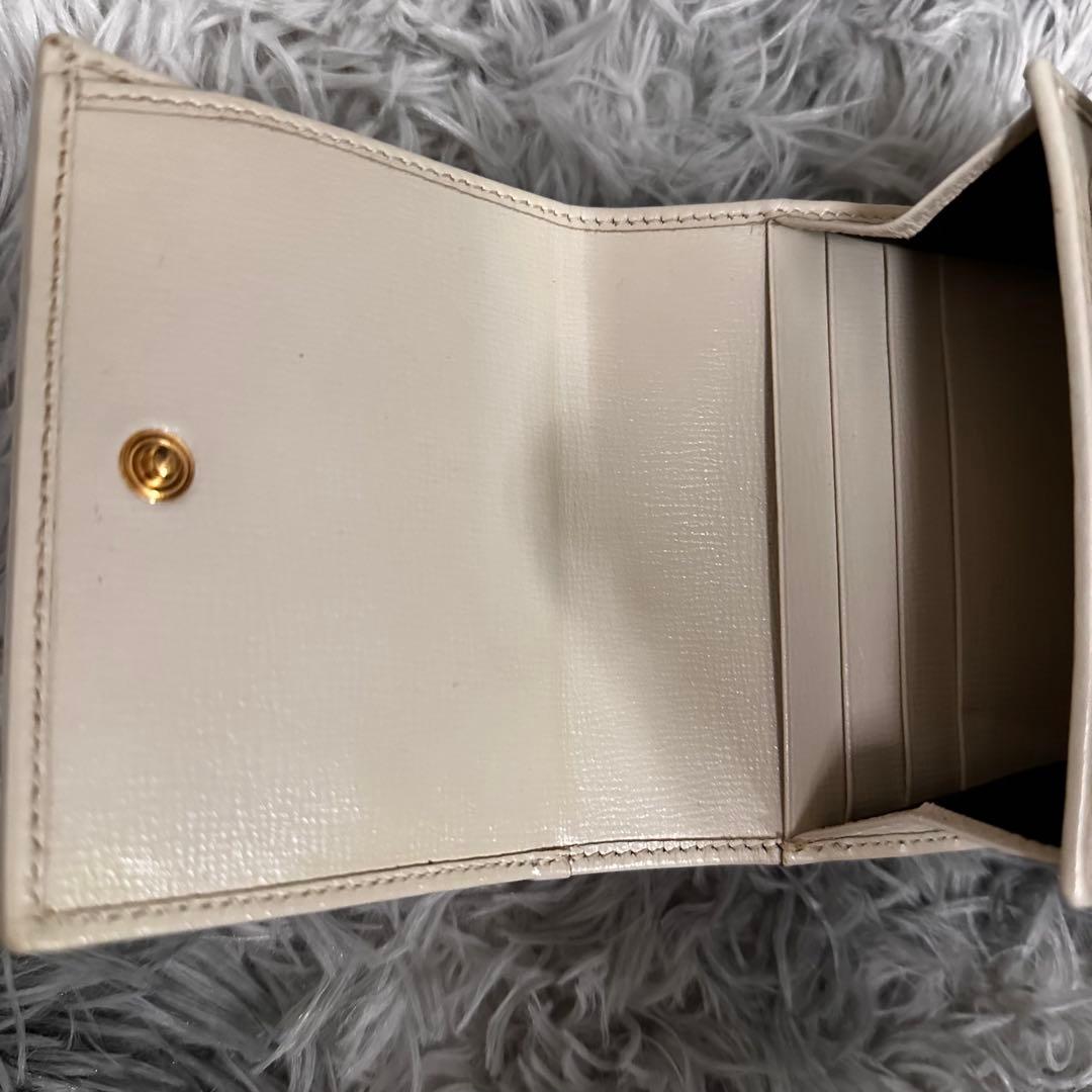GUCCI ホースビット 1955 コンパクト財布 GGスプリーム ホワイト