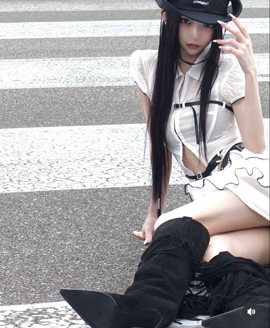 靴 THEREDTHREAD stiletto boots rodeo