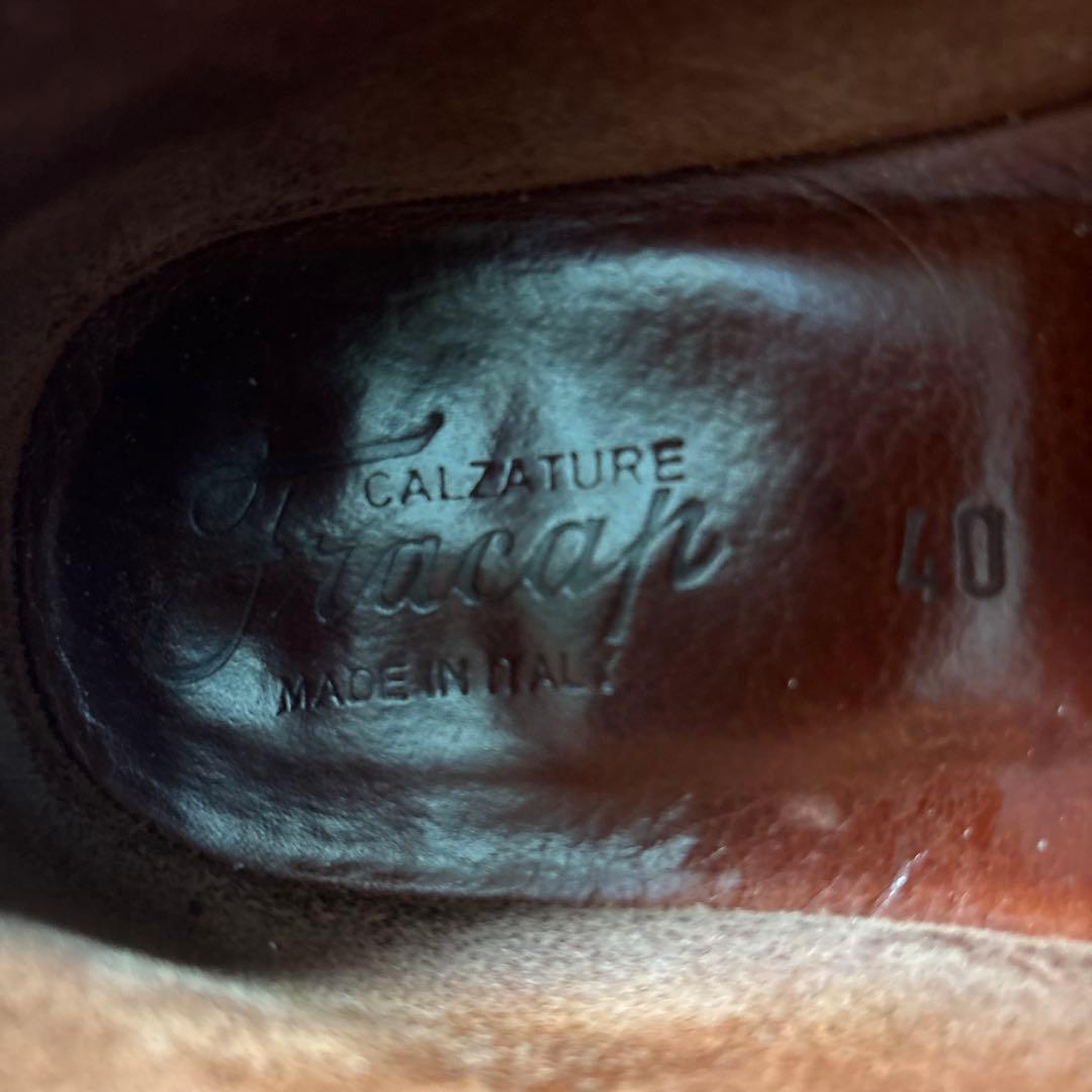 Fracap（フラカップ） レザーストラップシューズ　サイズ　40 26cm