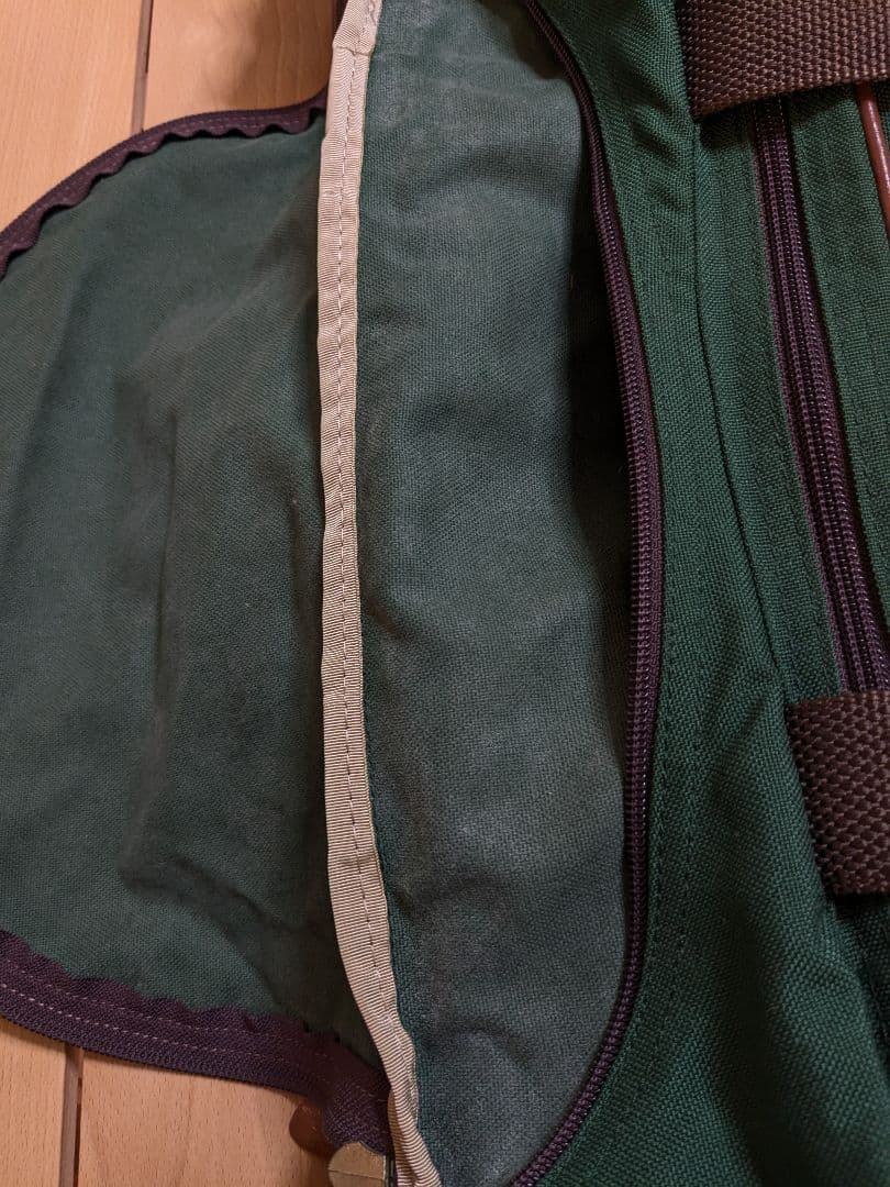 LLBean　ボストンバック　キャンバス　グリーン　ビンテージ　希少