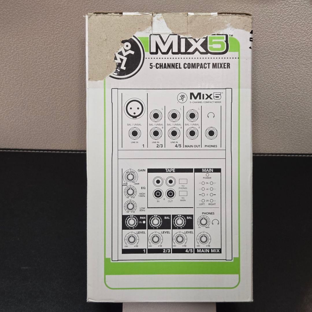 Mackie MIX5 コンパクト・アナログミキサー 5ch