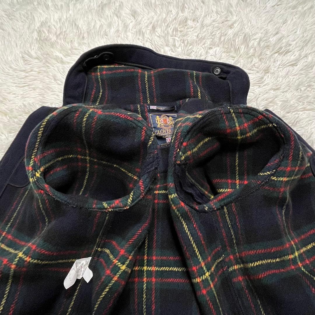 美品✨大きめ✨英国製✨グローバーオール　ダッフルコート　ネイビー　XL