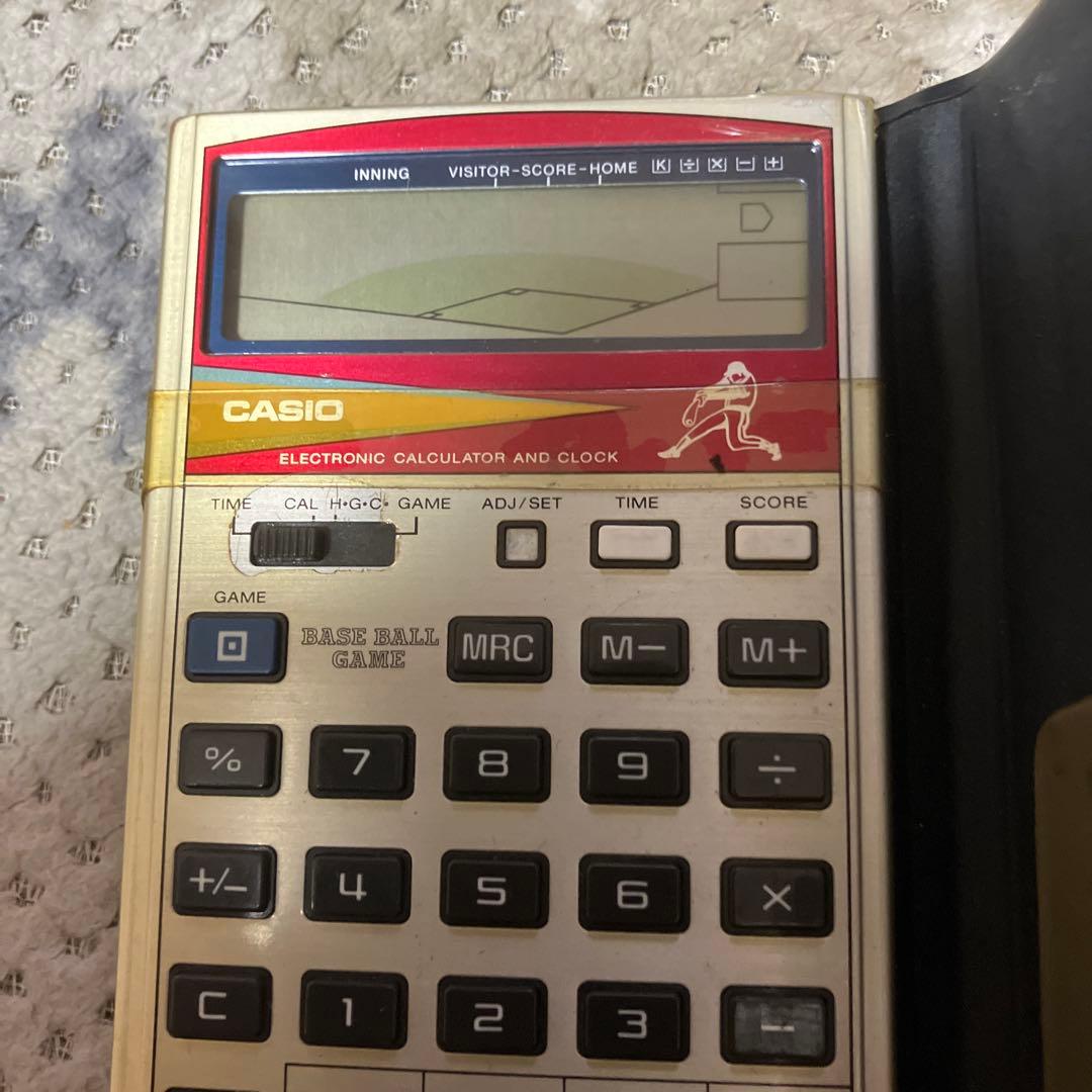 CASIO BB-9T 野球ゲーム 電卓 完働品 昭和レトロ カシオ