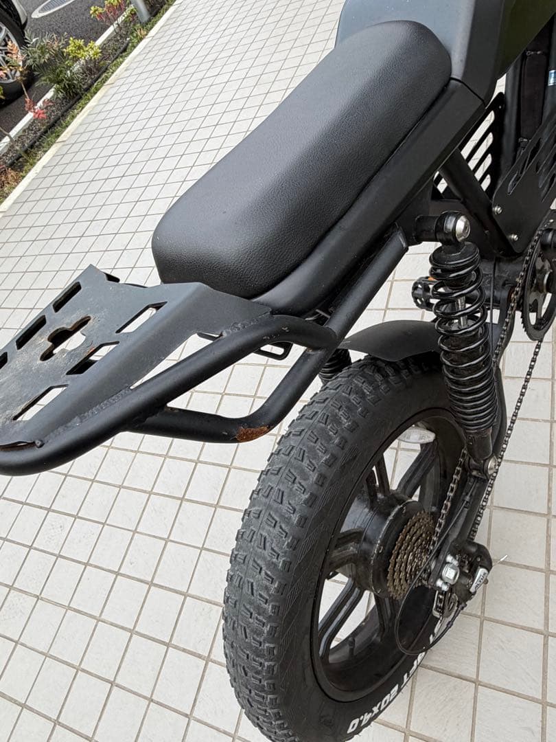 マットブラック 電動アシスト自転車 e-bike