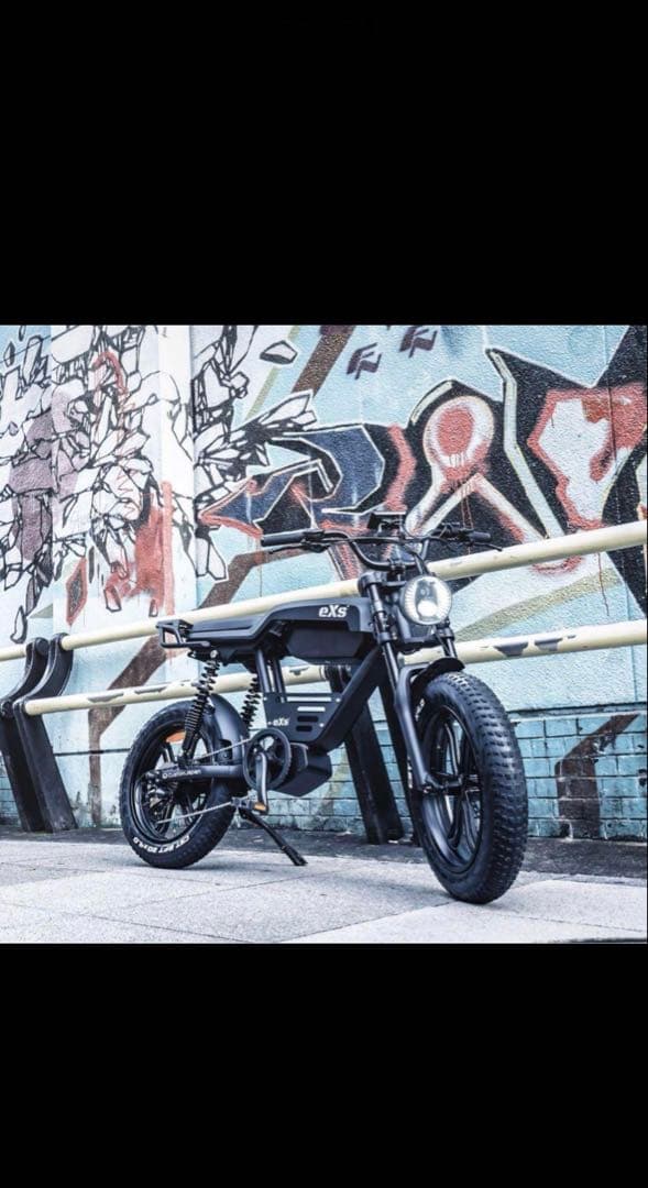 マットブラック 電動アシスト自転車 e-bike