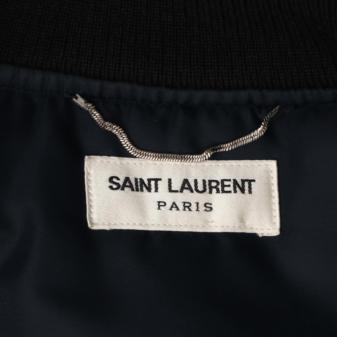 SAINT LAURENT PARIS 15AW MA-1ボンバージャケット48