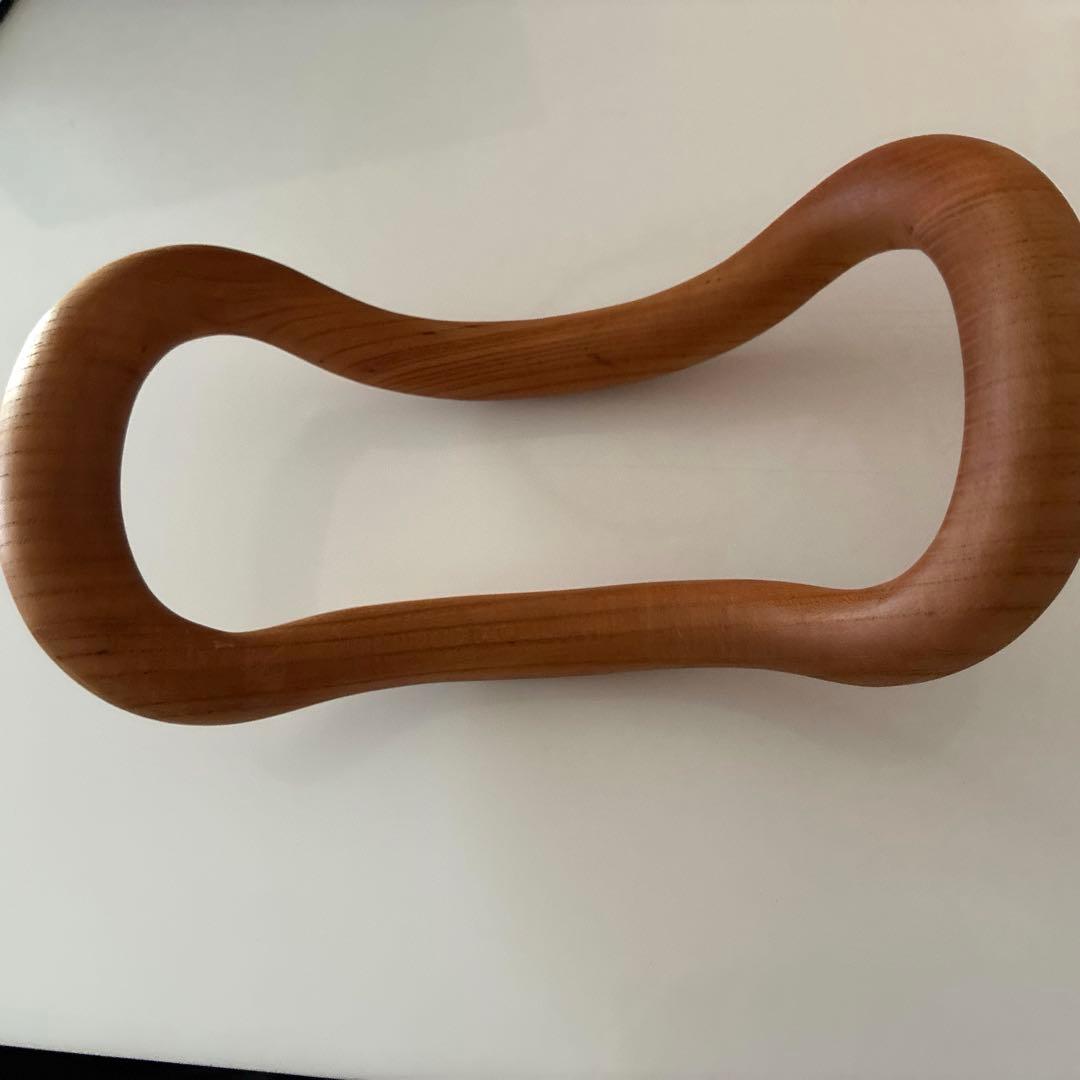 MAKIウェーブストレッチリング　木製けやき