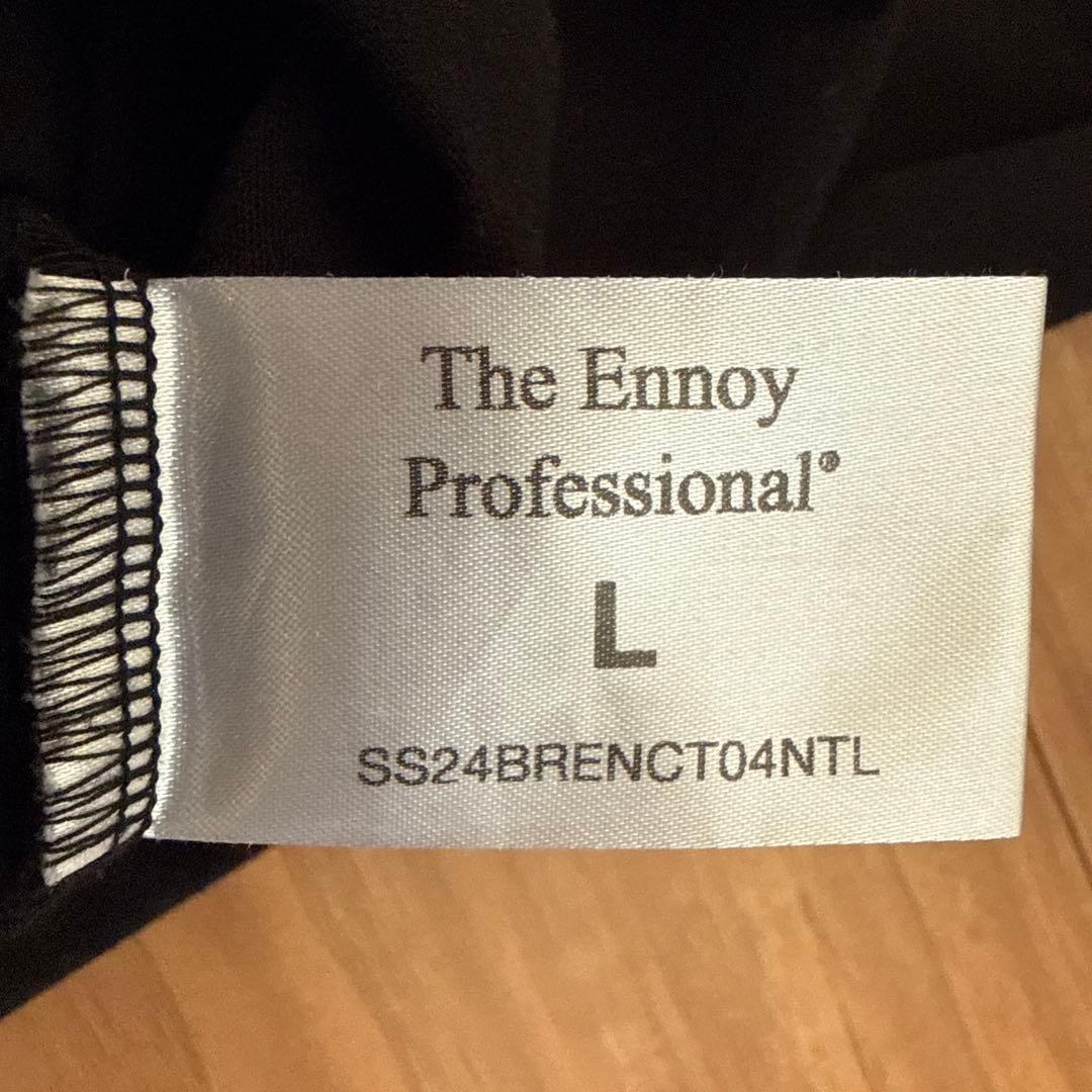 The Ennoy Professional Tシャツ 黒 SS24