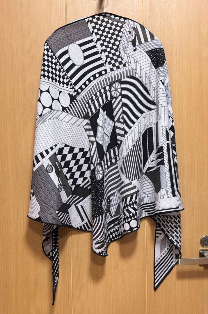 HERNES エルメス 158400円 ロザンジュ ストール カシミヤ シルク