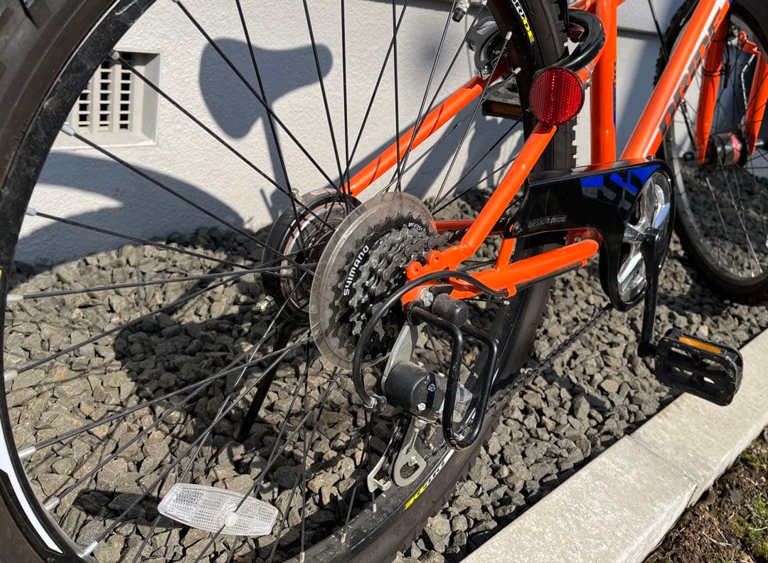 直接引き取り【24型あさひオリジナル】S3 DRIDEキッズ自転車オレンジ