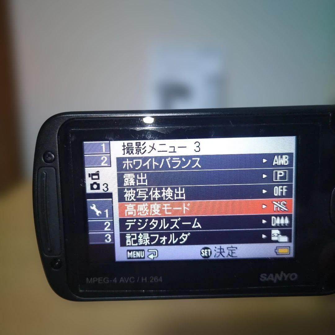 動作OK SANYO Xacti DMX-CA100 ブラック 防水
