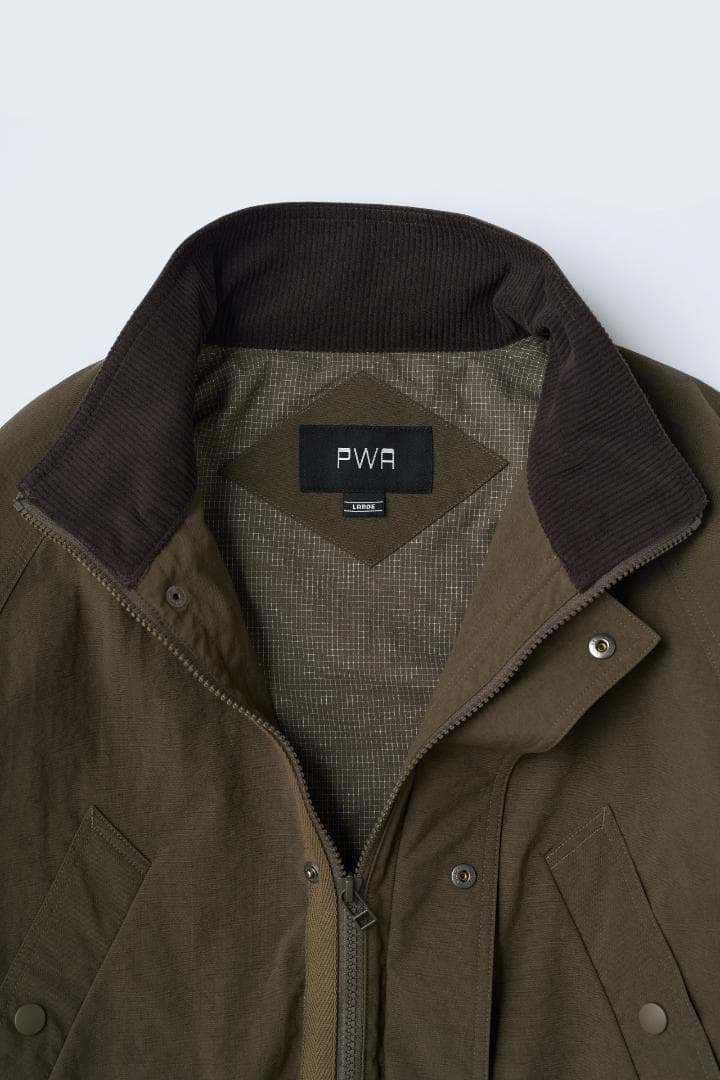 【極美品・袋付】PWA NY OX WARDEN'S HALF COAT M