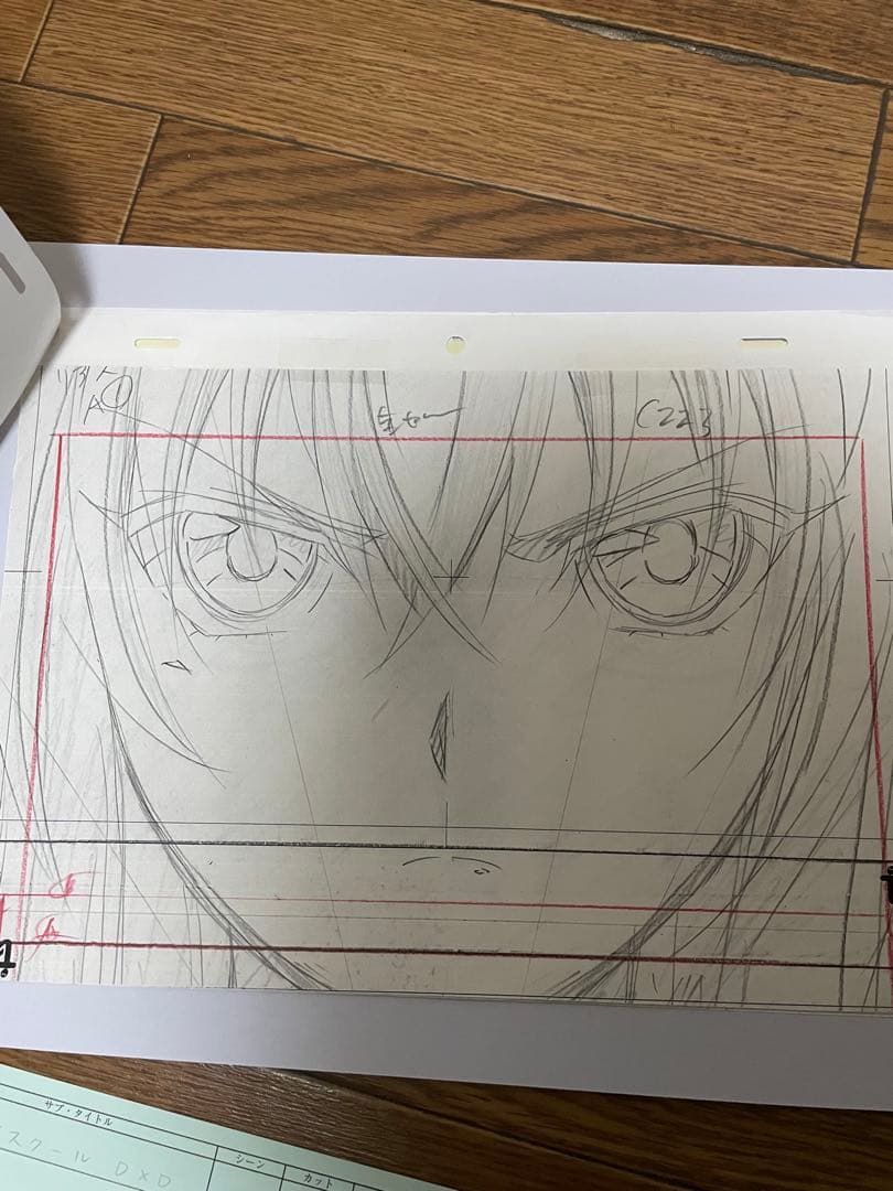 ハイスクールd×d アニメ原画　リアスグレモリー