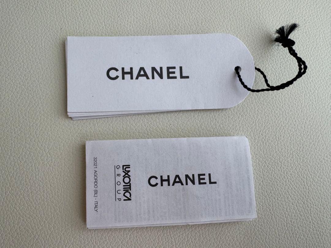 CHANEL グラデーションホワイト サングラス 6065 イタリア製 ケース付