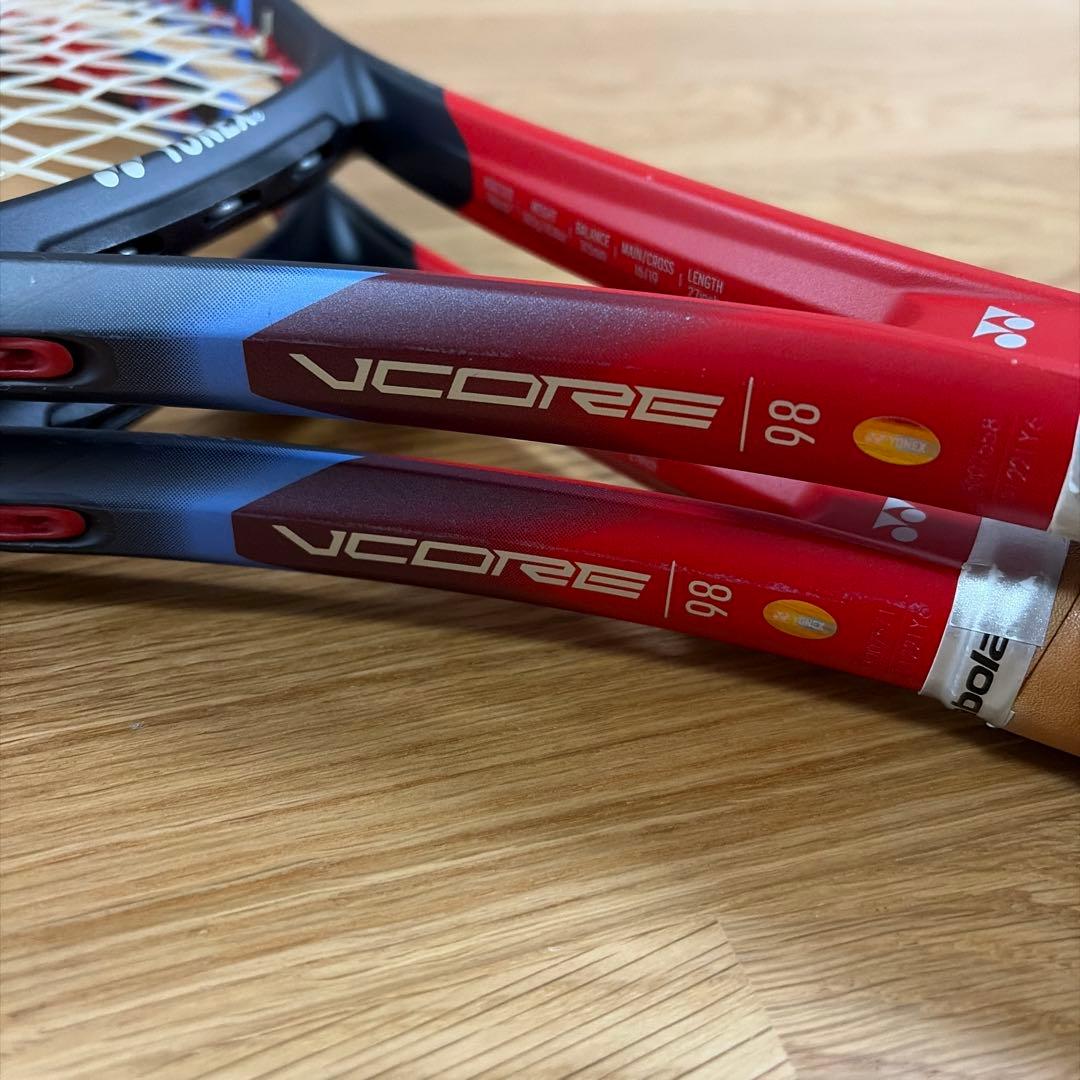 YONEX VCORE 98 G2 テニスラケット 2本セット