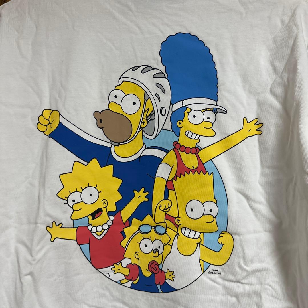 kith ボックスロゴ　シンプソン　 tシャツ