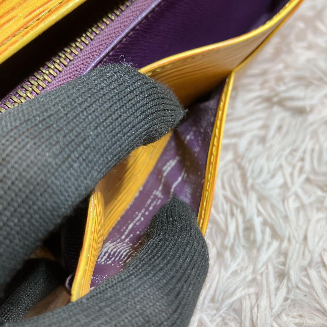 ！美品 ！ ルイヴィトン エピ ポシェット ポルトモネ クレディ 長財布 サラ