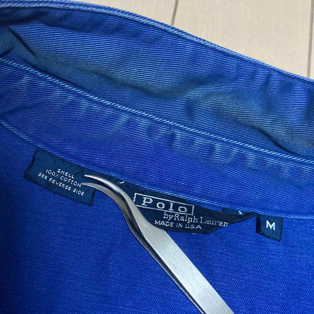 90s vintage ポロバイラルフローレン スイングトップ ブルー USA製