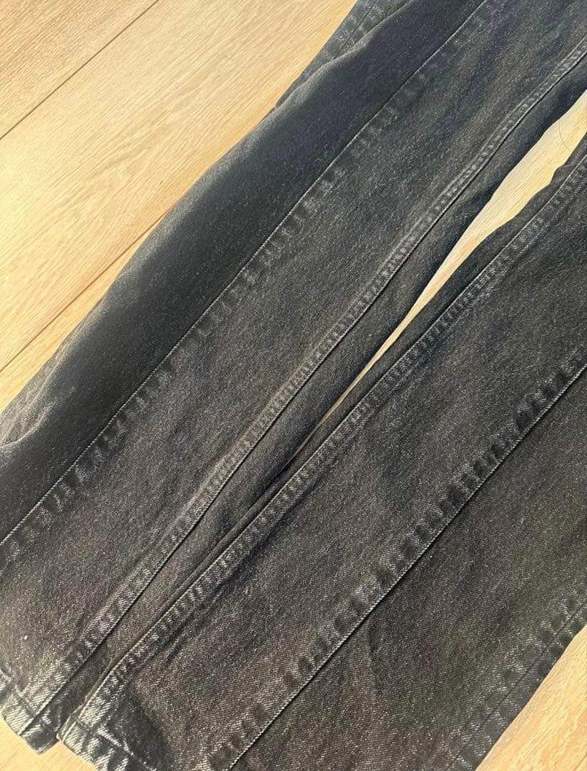 ジョンローレンスサリバン デニム DENIM HOLLOWED OUTPANTS