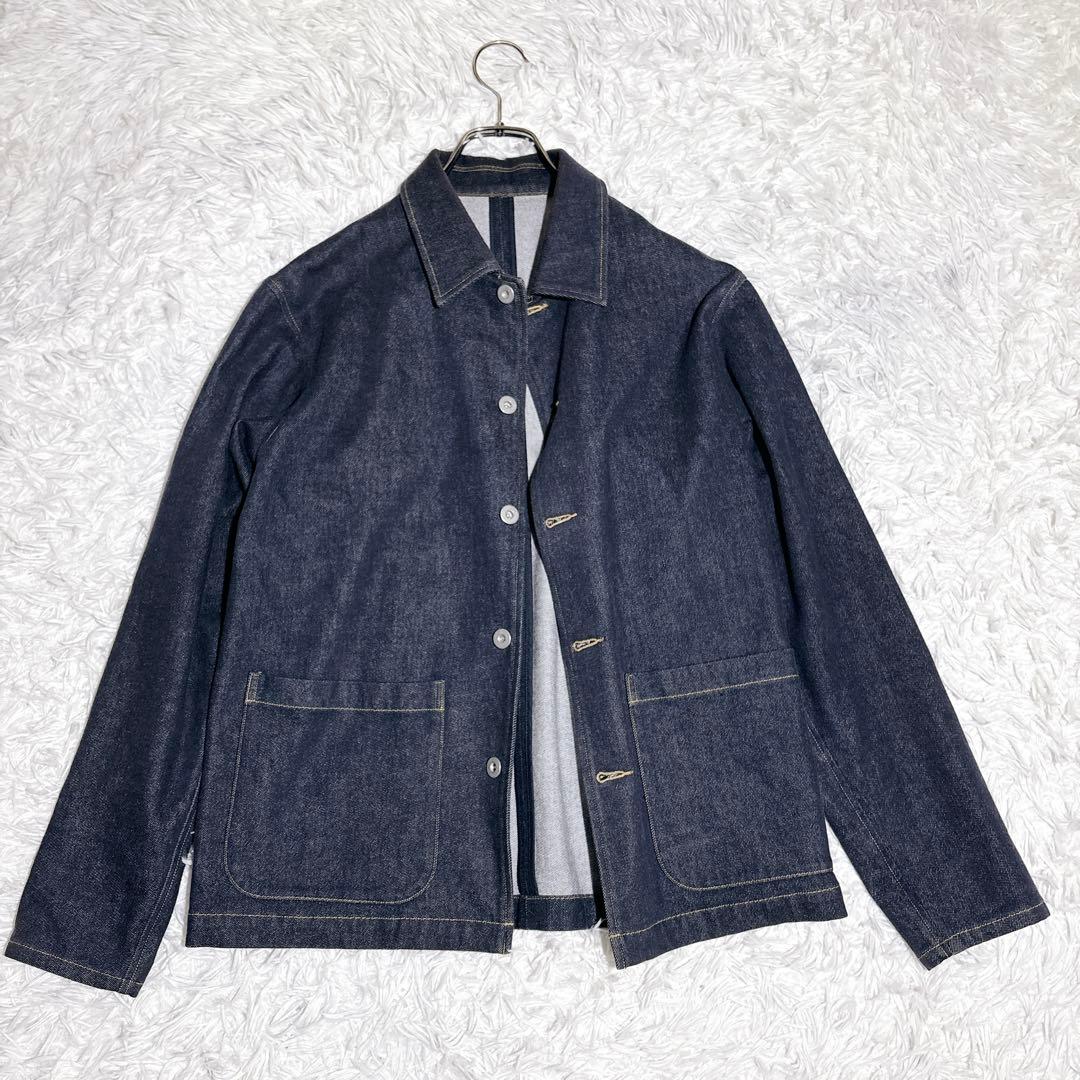 極美品 10YC デニムジャケット M 日本製 カバーオール ジャケット 濃紺
