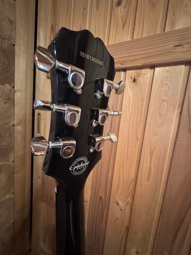 エピフォン レスポールジュニア 美品 ケース付　epiphone pro1ギター