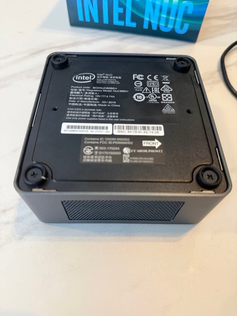 【箱付美品】Intel NUC Core i5/16GB/256GB/Win11