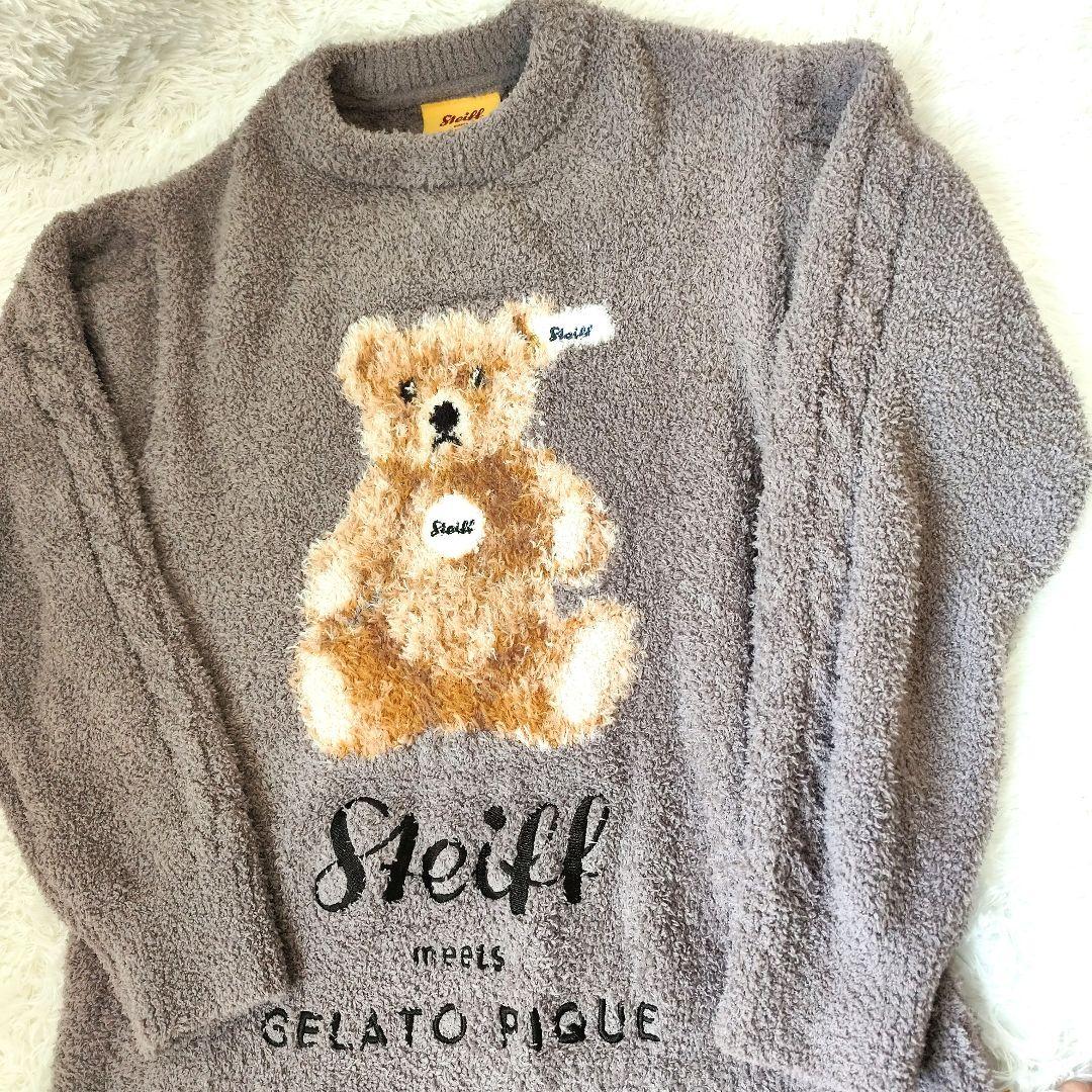 クリームケーキSteiff シュタイフ　パウダージャガードワンピースドレス