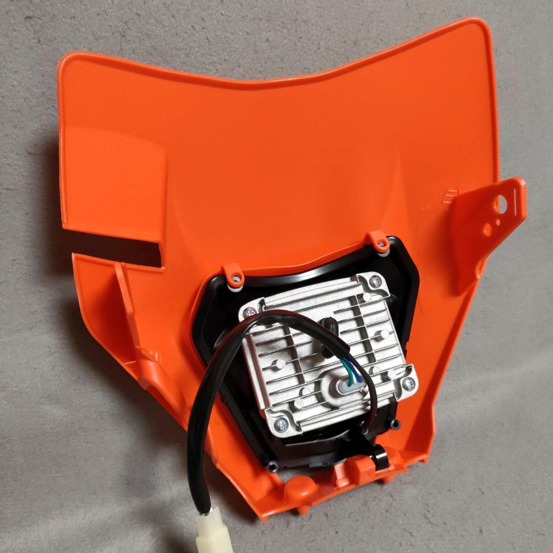KTM ヘッドライト セット オレンジ SX SXF EXC XCW Eマーク