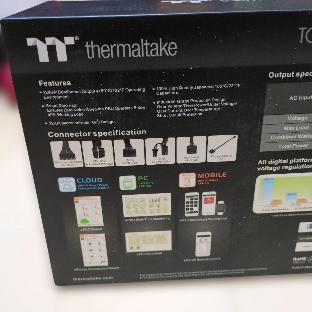 電源ユニット Thermaltake Toughpower iRGB Plus 1200W