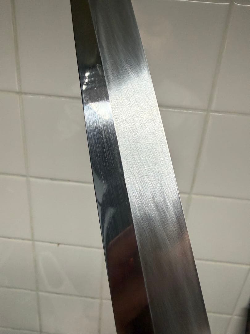 すけ］菊一包永作　柳刃包丁　青鋼水本焼　尺　鞘箱付き　波紋綺麗