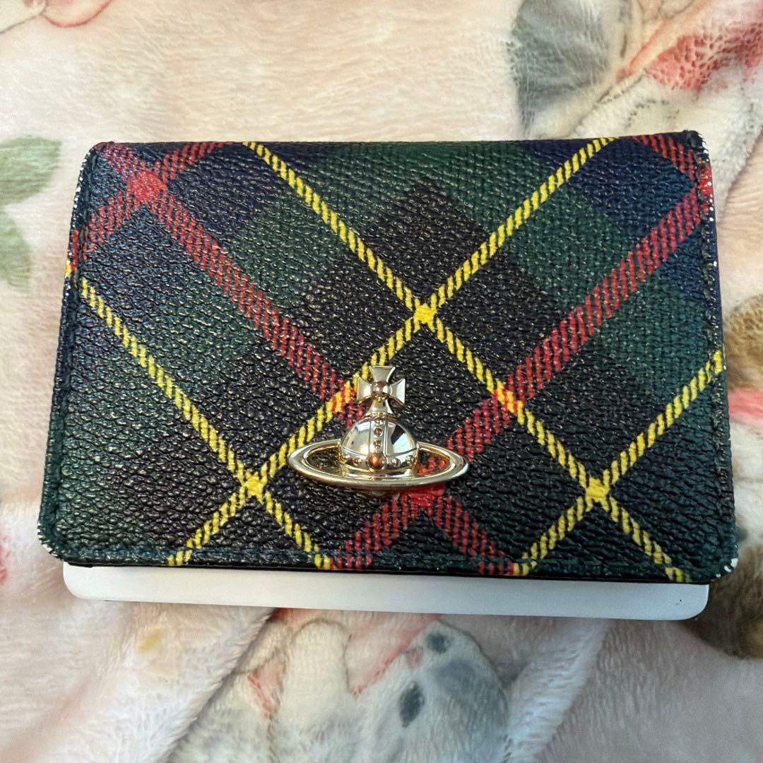Vivienne Westwood ミニウォレット チェック柄