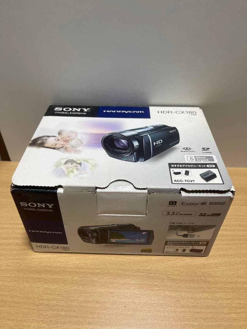Sony HDR-CX180 ビデオカメラ 本体　テレコン付