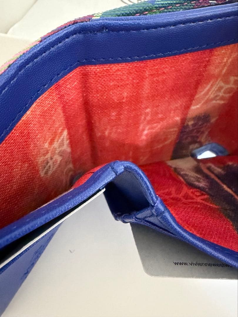 【新品】 Vivienne Westwood タータンチェック 三つ折り財布