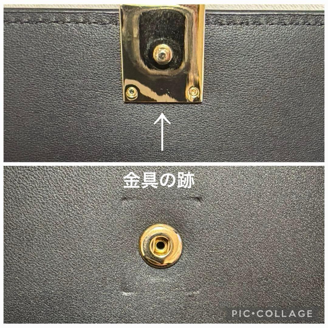 agnis b. アニエスベー レザー二つ折り財布 折り財布 ブラック