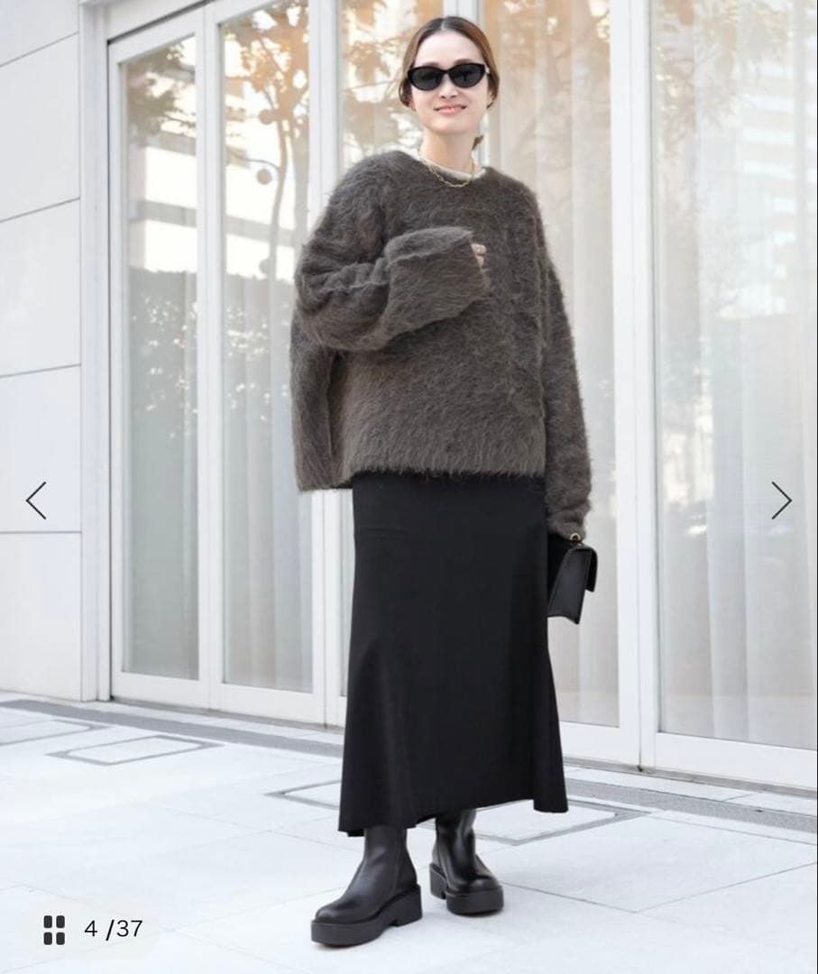 【美品】25SS EVERYDAY I LIKE. フレアスカート 36 S黒