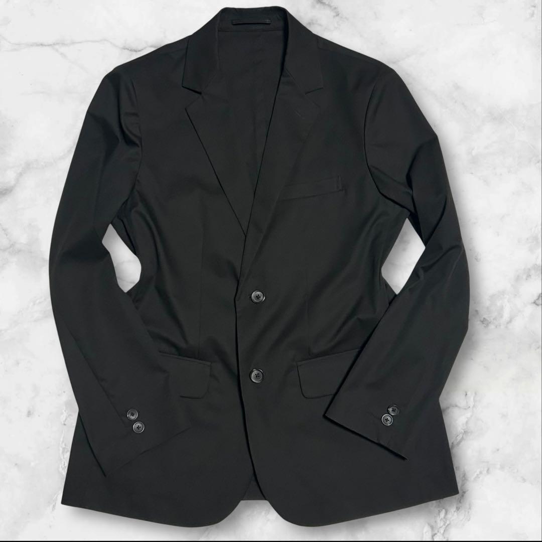 【美品】シップス トラベルスーツ セットアップ ストレッチ 洗える 黒 M