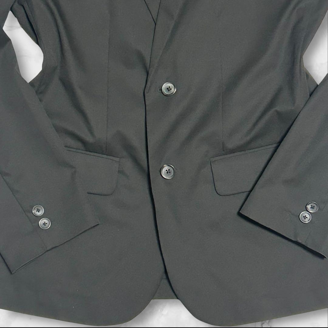【美品】シップス トラベルスーツ セットアップ ストレッチ 洗える 黒 M