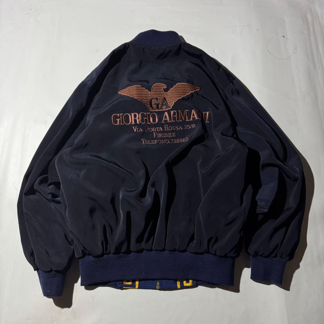 R*2様 GIORGIO ARMANI silk blouson zipup j