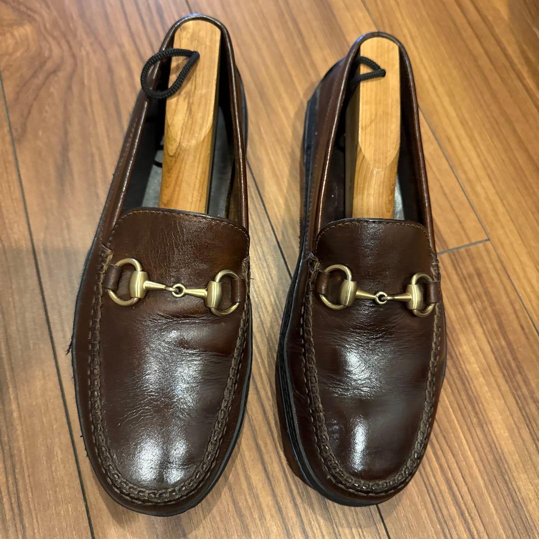 グッチ　ドライビングシューズ　Gucci モカシン 金具付き　25.5
