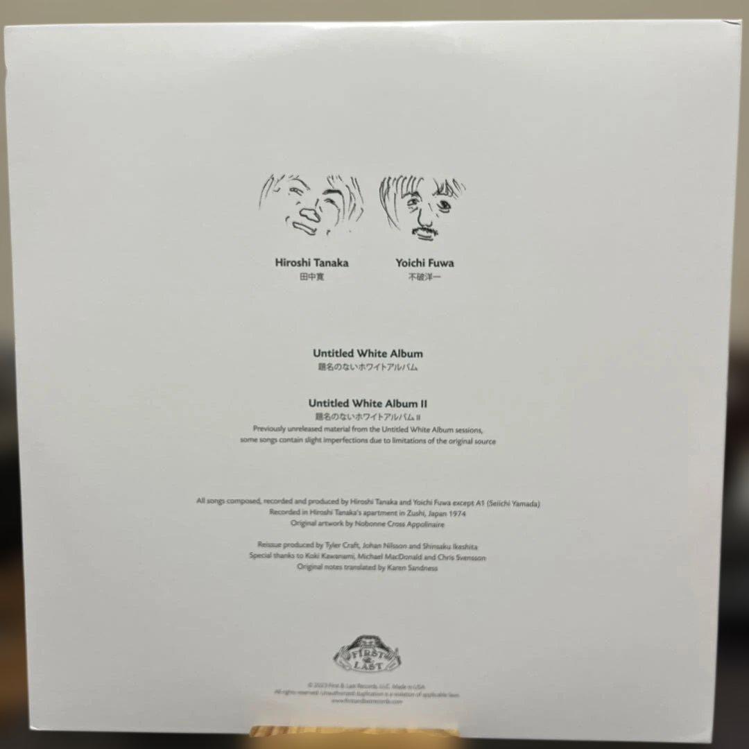 レア◆Untitled White Album 田中寬&不破洋一 LP レコード