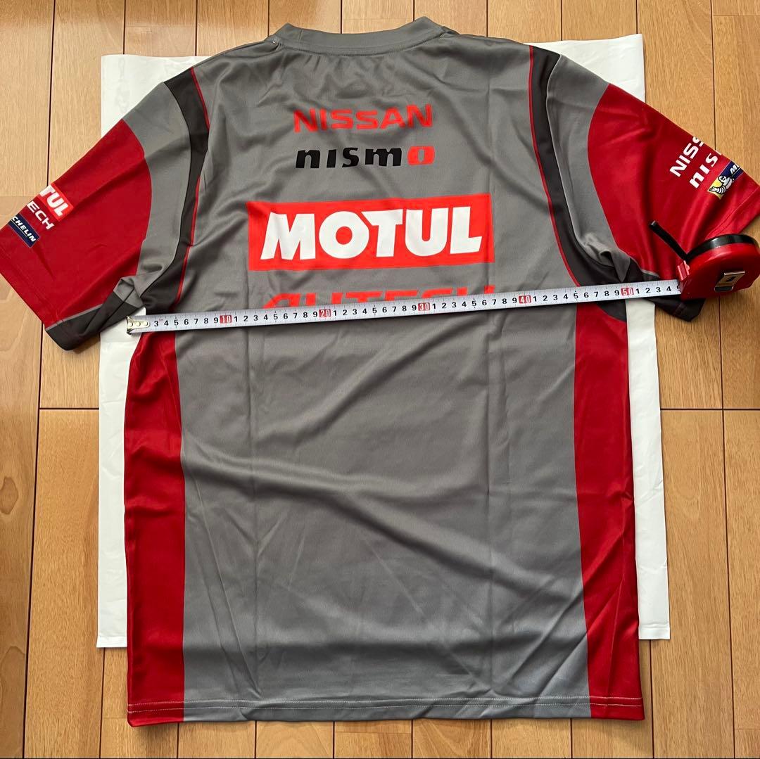 Nissan Nismo MOTUL Tシャツ Ｍサイズ グレー/赤