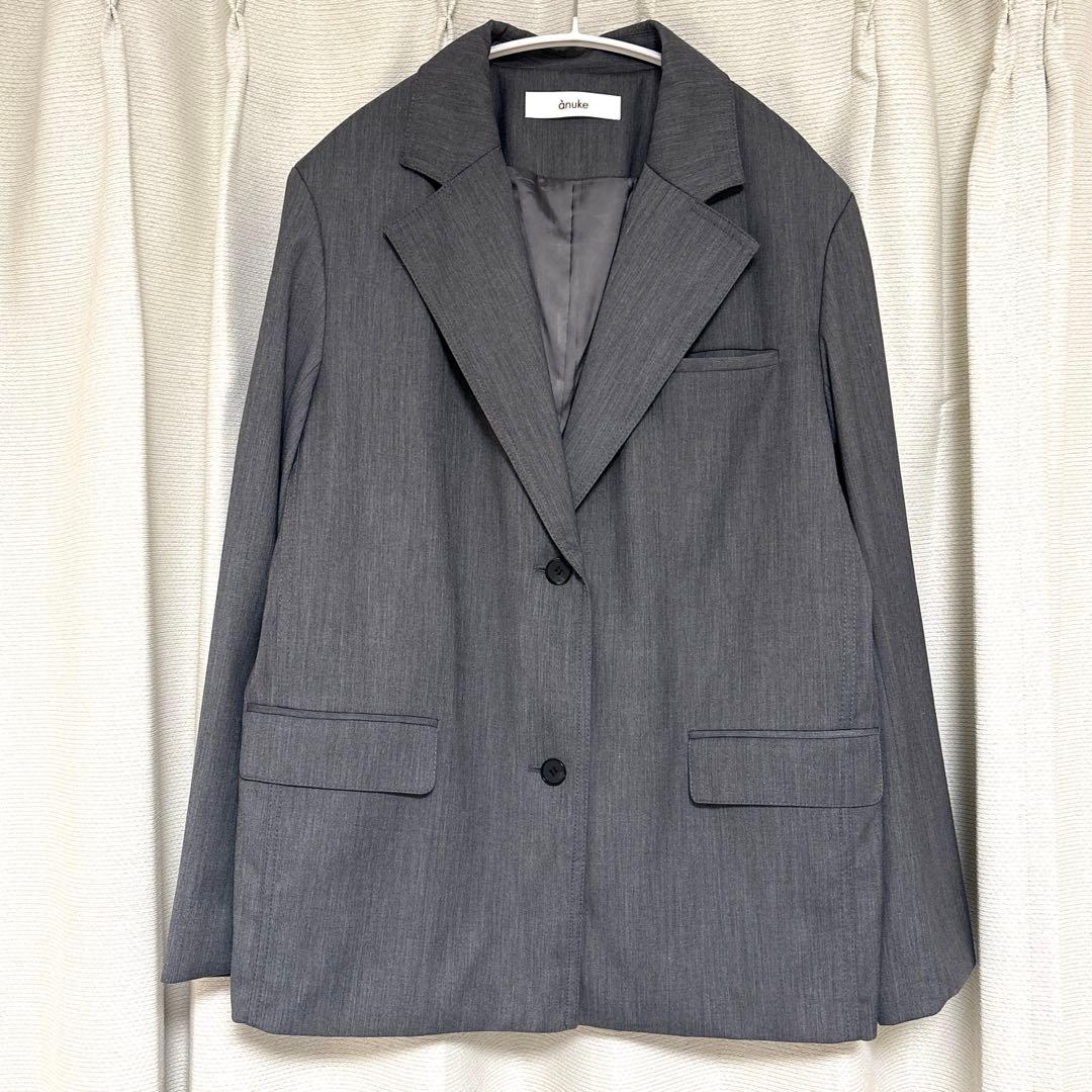 【anuke】ツイルオーバージャケットTwill Over Jacketグレー