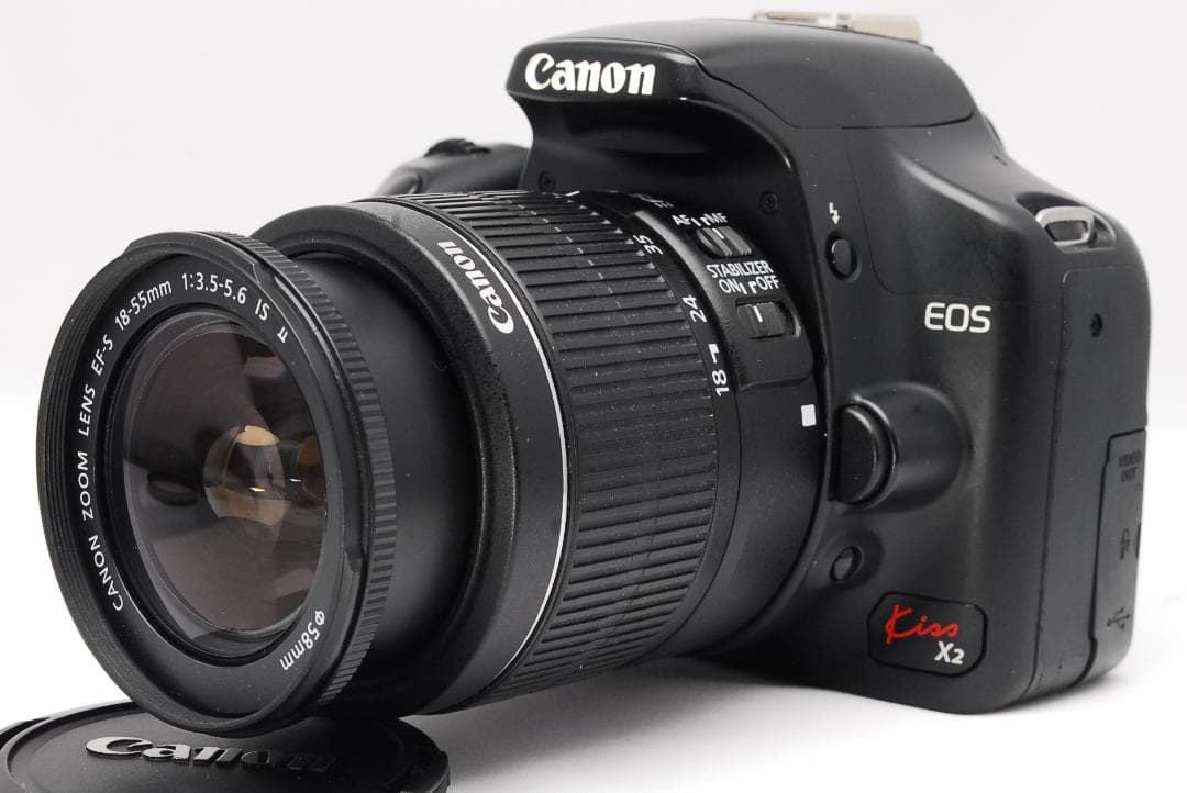 Canon EOS Kiss X2 一眼レフカメラデビューに 初心者おすすめ