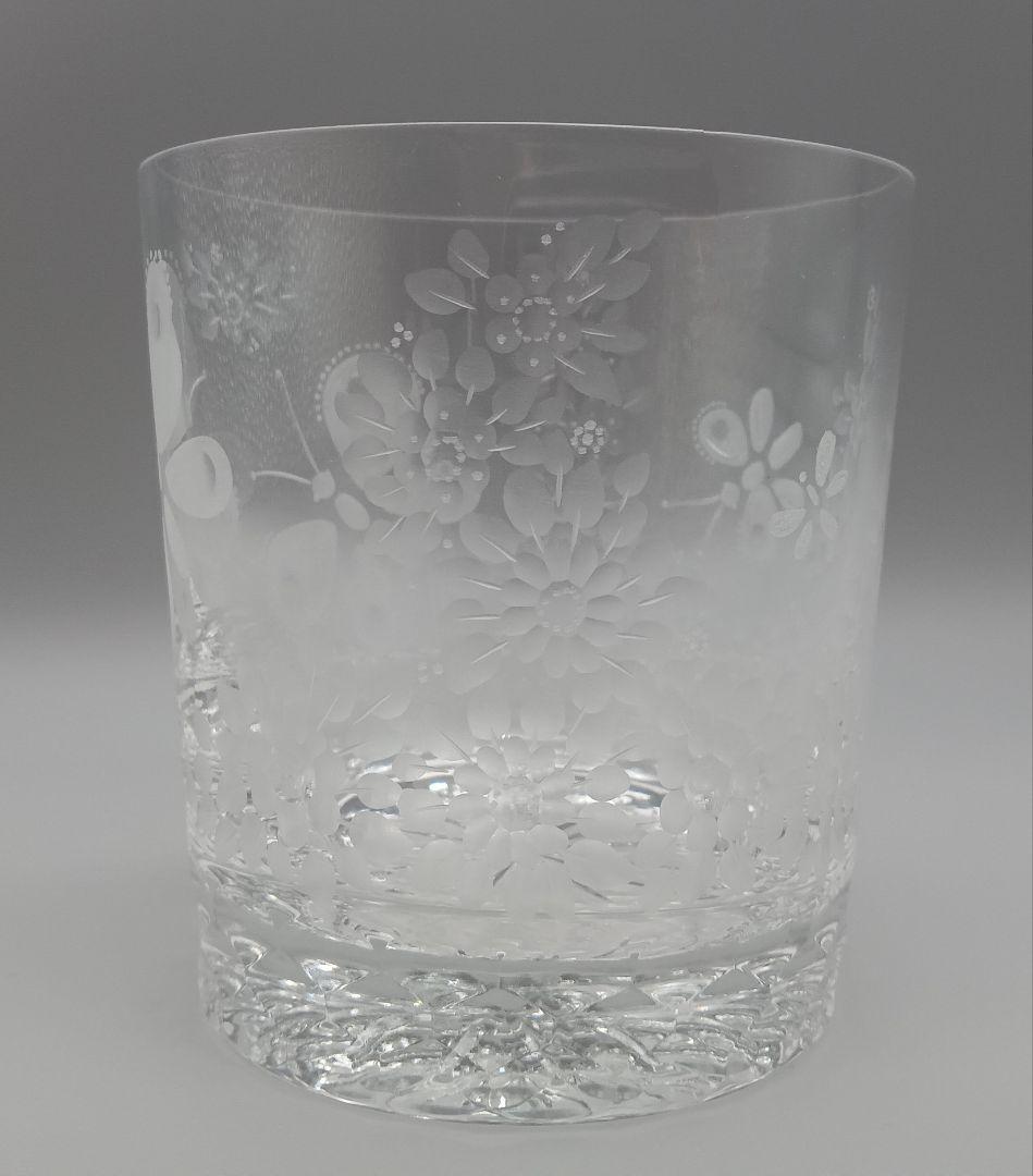 Meissen マイセンクリスタル ロックグラス エングレーヴィング