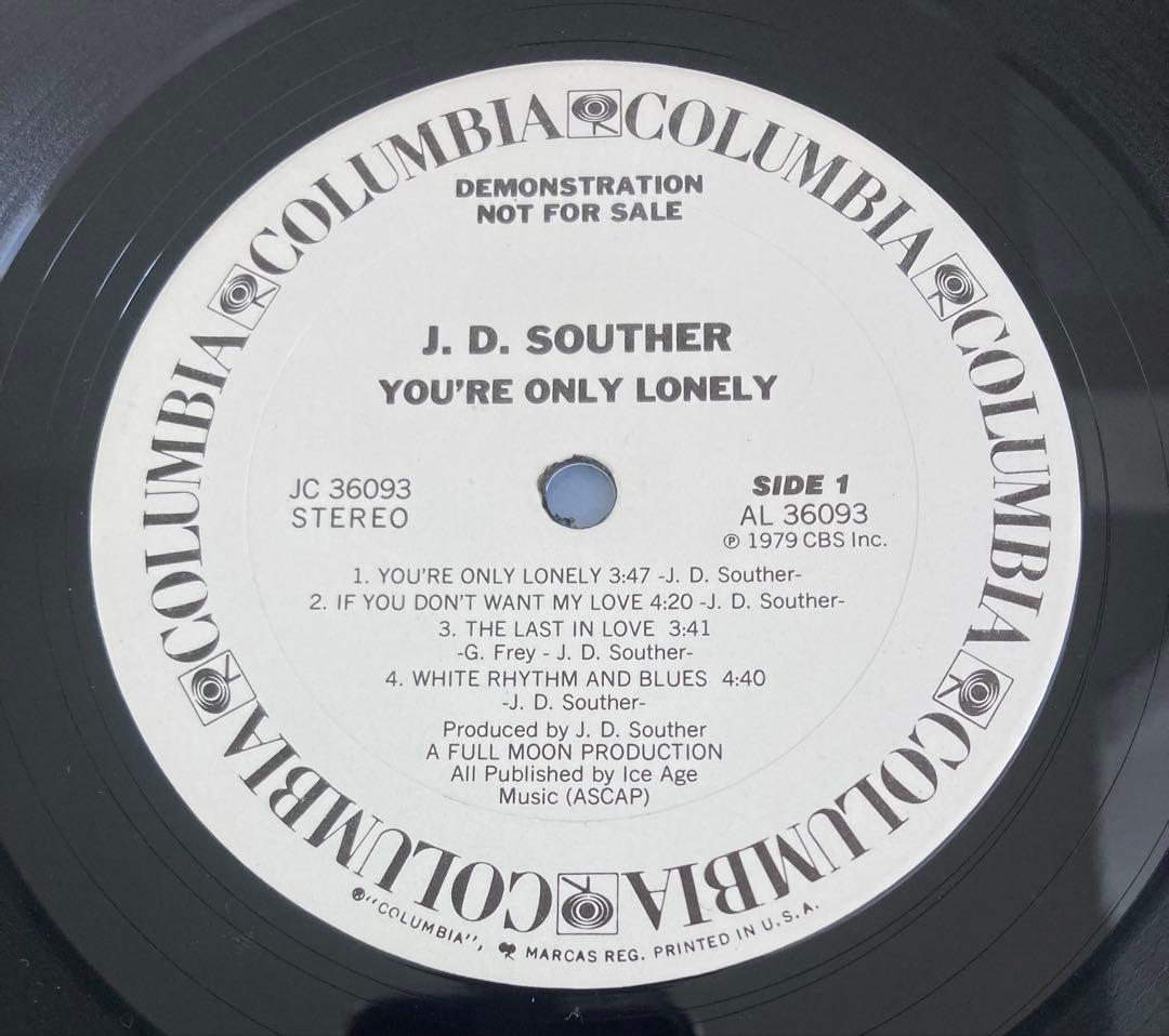 ◾️USオリジナル白ラベルプロモ盤■ J.D. SOUTHER / J.D.サウザ