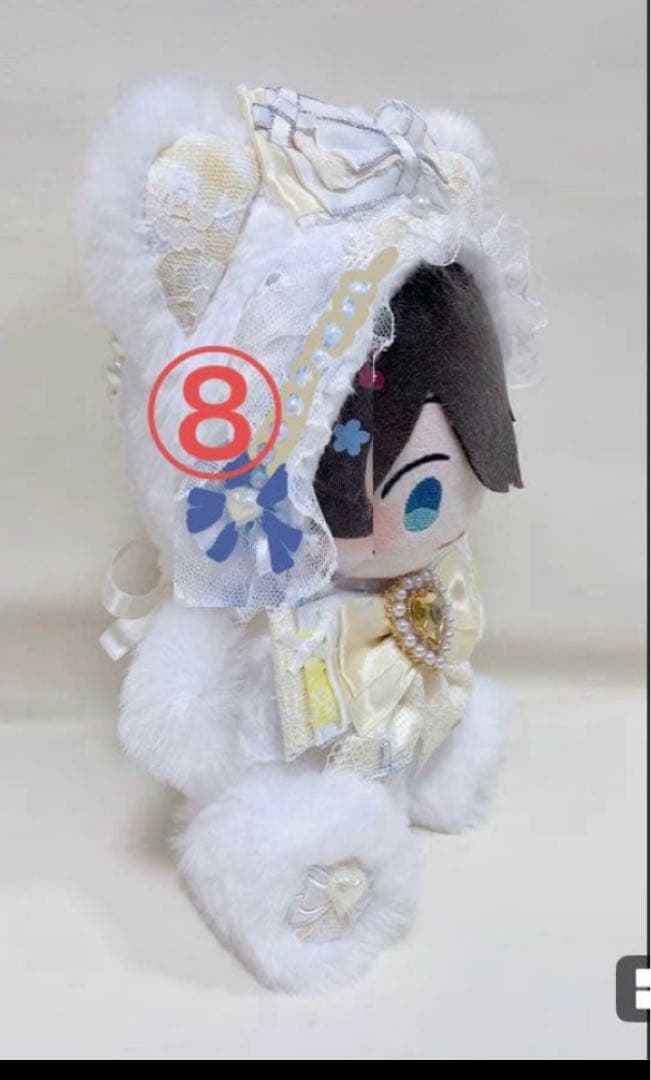 おすわり♥18cm♥ぬい服♥「 わんぱく！刀剣乱舞 ♥髭切♥W55♥