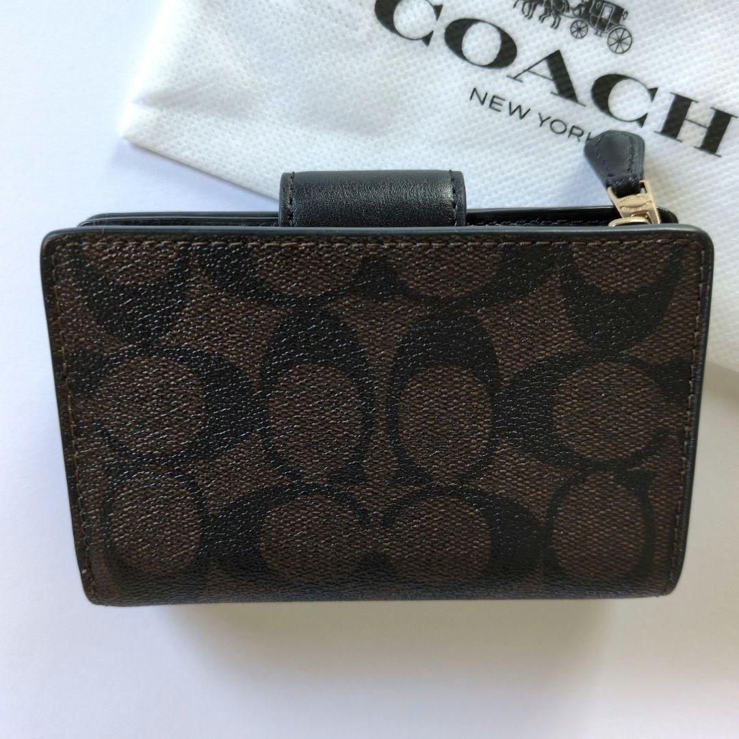 COACH　2つ折り財布　ブラウン