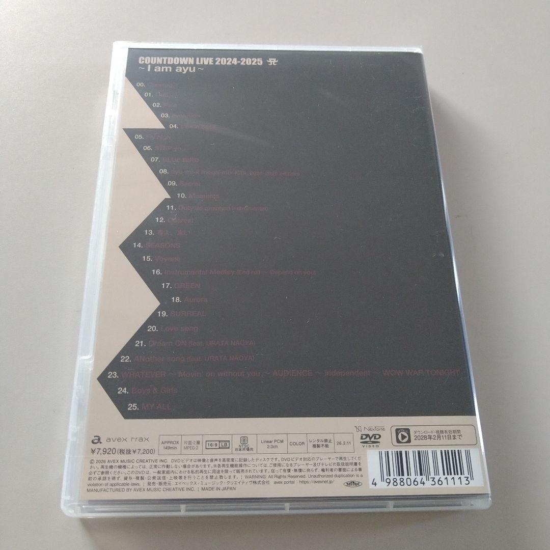 浜崎あゆみ COUNTDOWN LIVE 2025 DVD